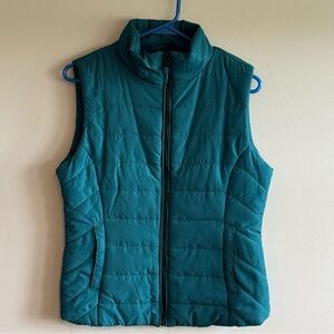 Aeropostale Teal Women's Puffer Vest Size Medium